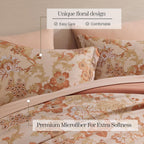 Botanical Flowers Comforter Set