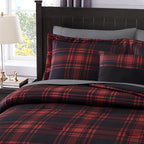 Melex Plaid Comforter Set