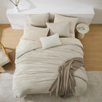 Prewashed fabric 7-piece Bed in a Bag Comforter Set