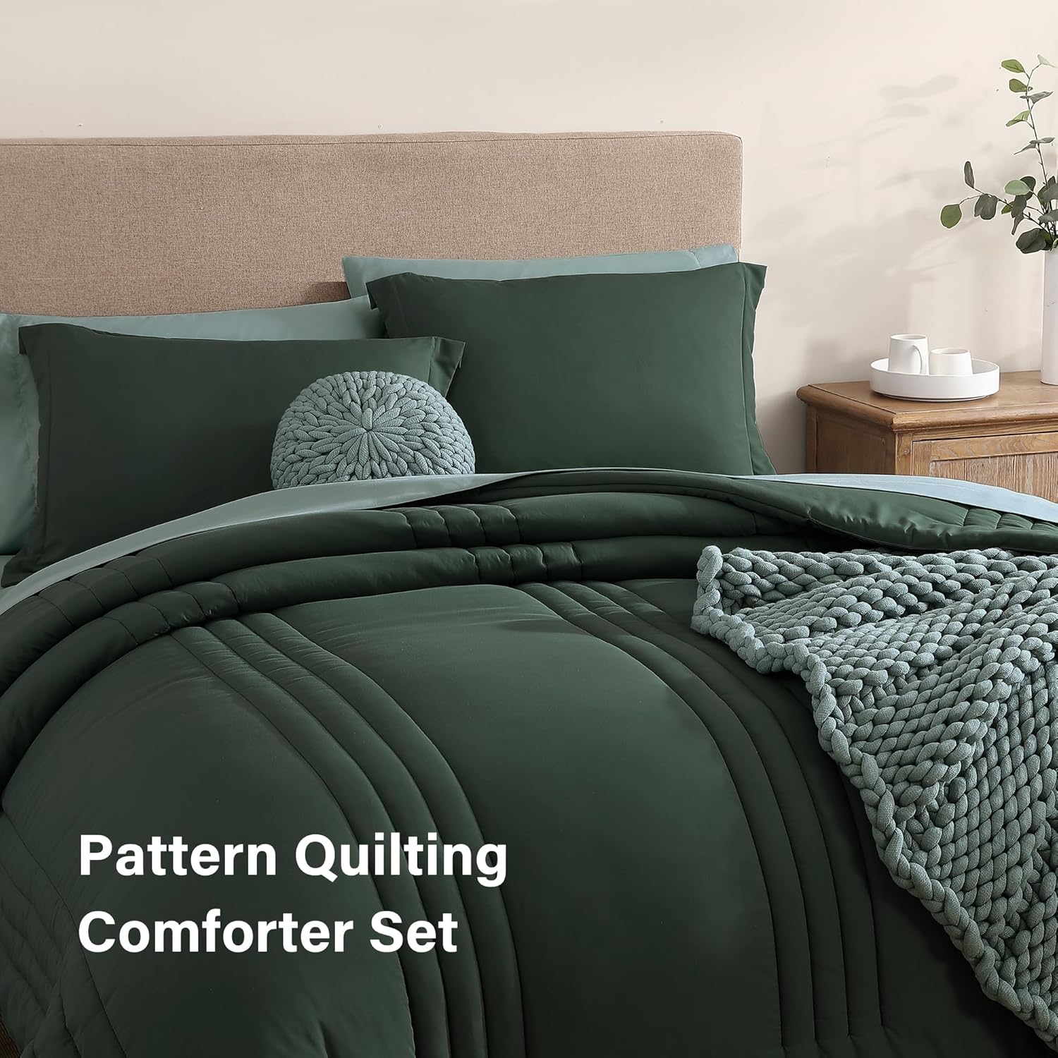 Melex 7-piece Bed in a Bag Comforter Set with Sheets