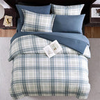 Melex Plaid Comforter Set