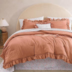 Melex Ruffle Comforter Set