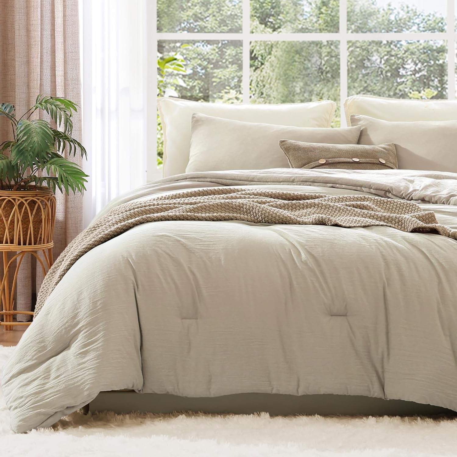 Prewashed 3 Pieces Comforter Set