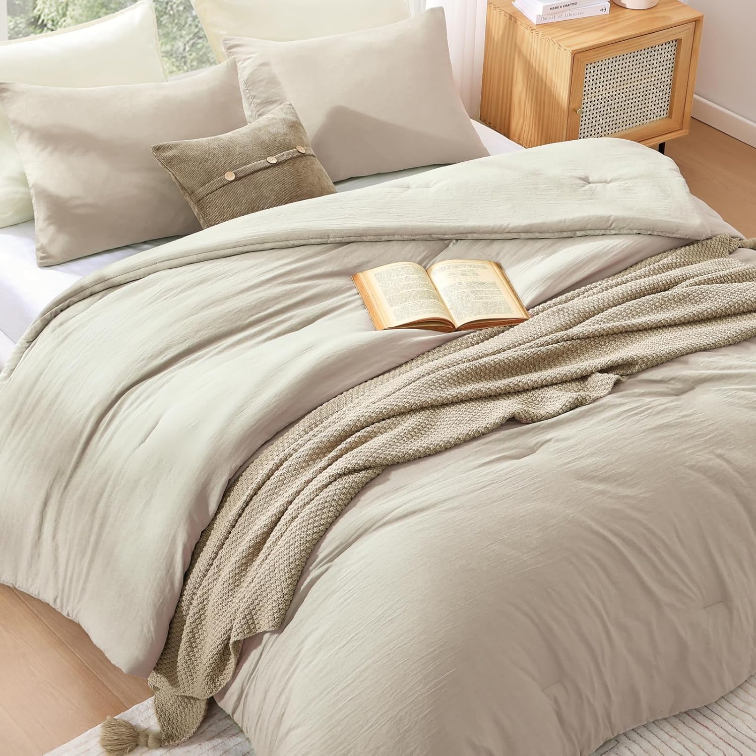 Prewashed 3 Pieces Comforter Set