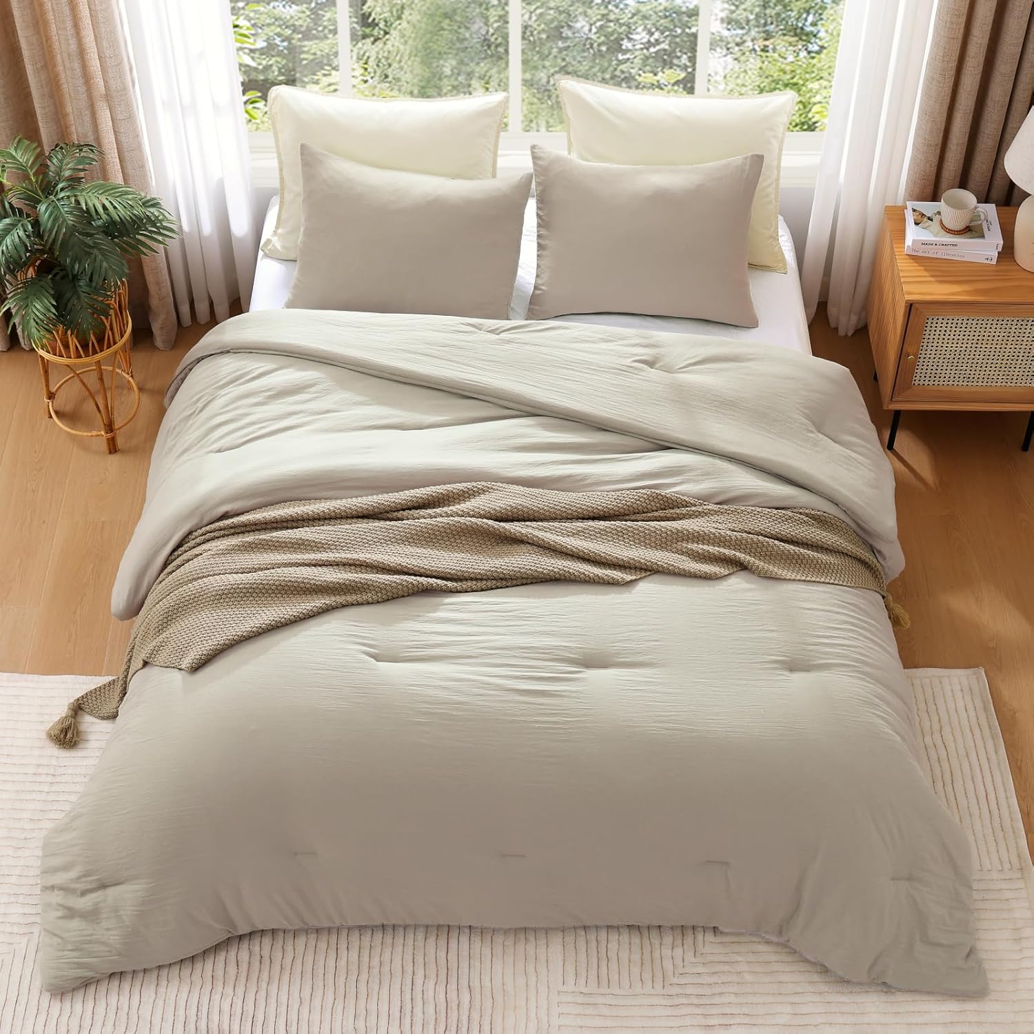 Prewashed 3 Pieces Comforter Set