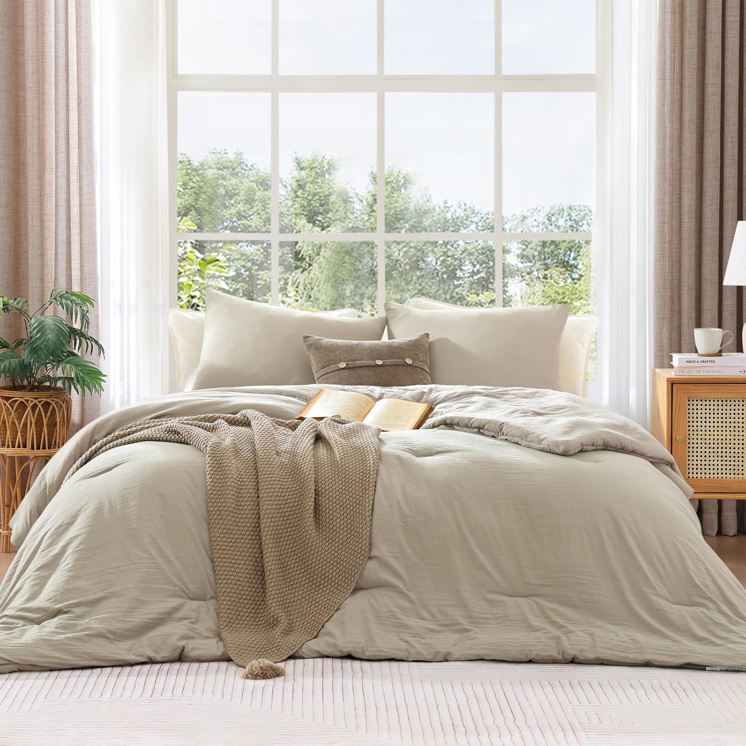 Prewashed 3 Pieces Comforter Set