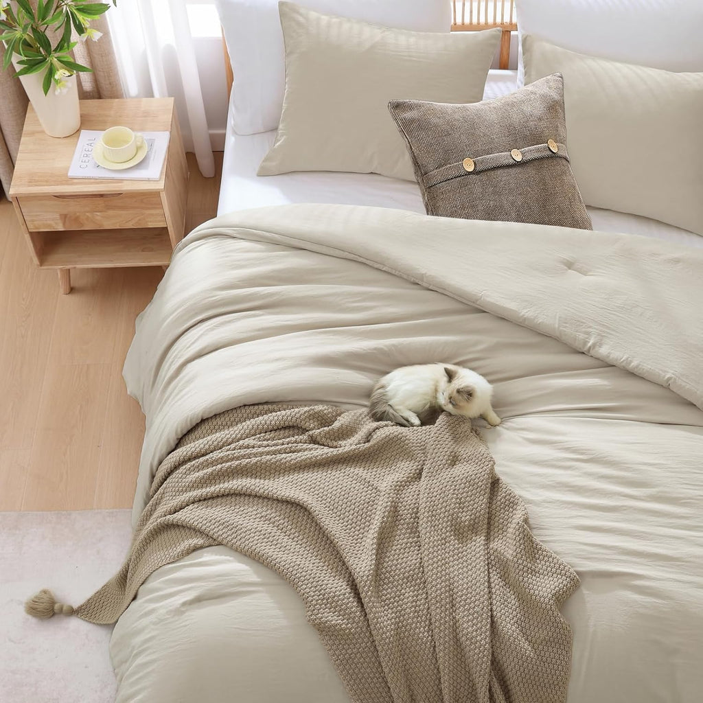 Prewashed 3 Pieces Comforter Set