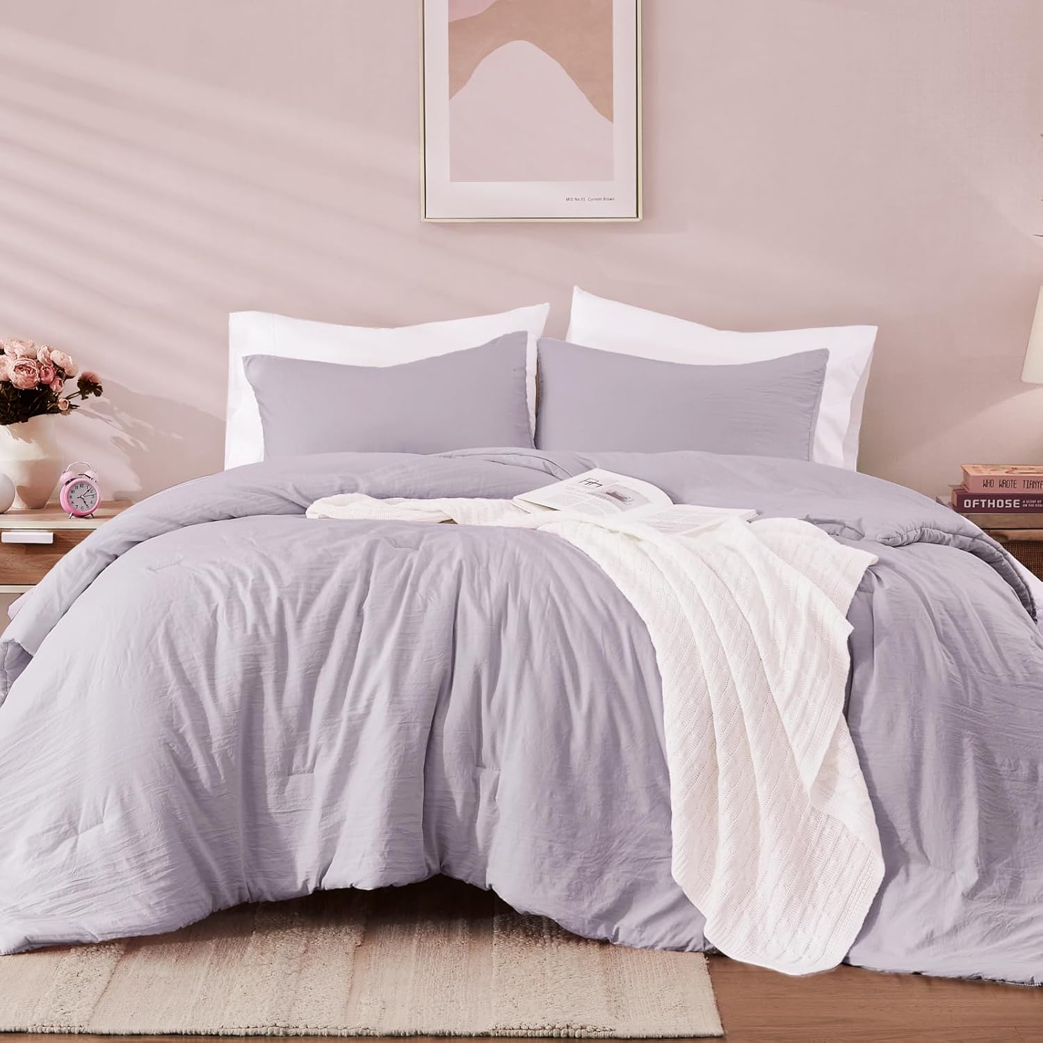 Prewashed 3 Pieces Comforter Set