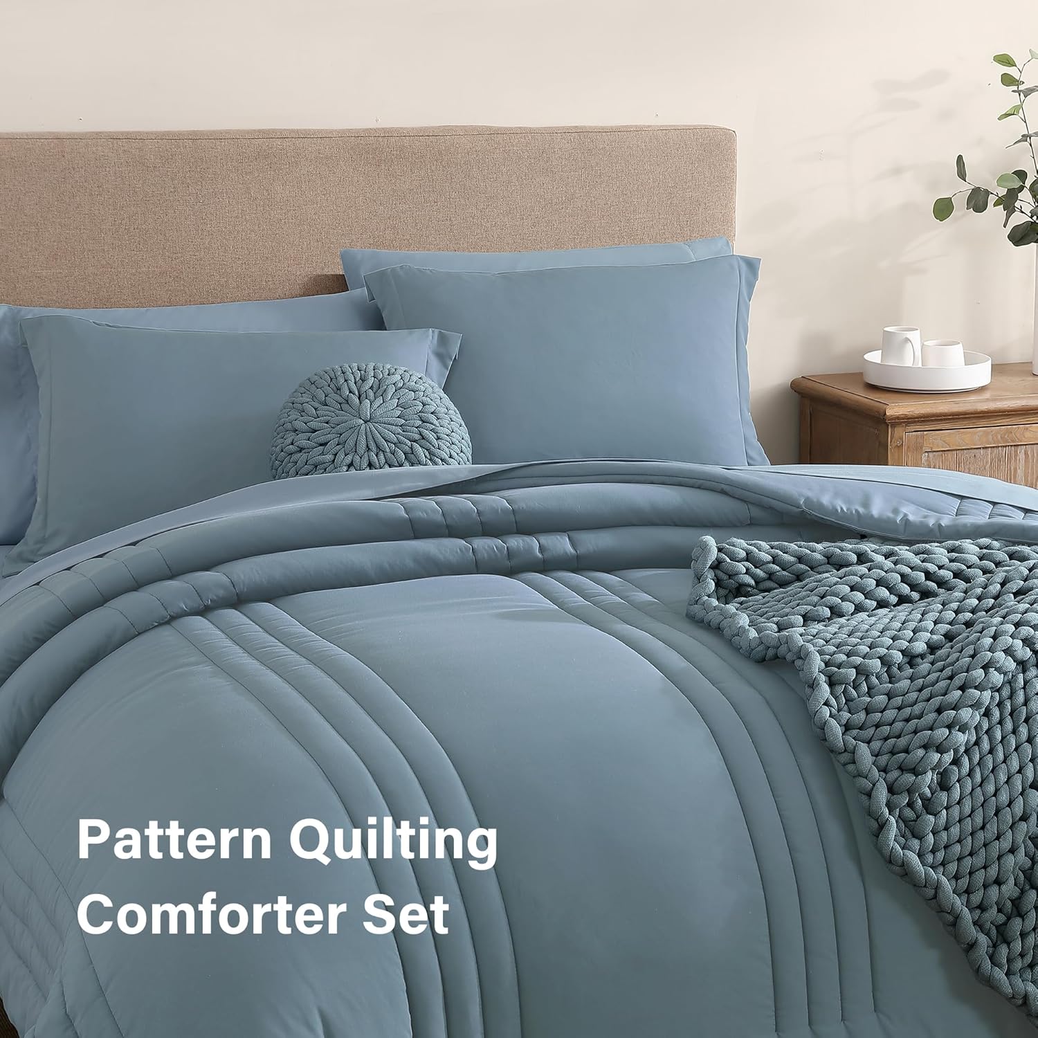 Melex 7-piece Bed in a Bag Comforter Set with Sheets