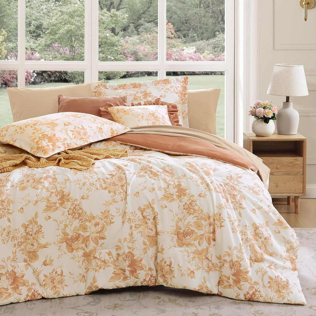 Botanical Flowers Comforter Set
