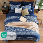 Melex Boho 7-Piece Bed in a Bag Comforter Set with Sheets