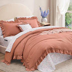 Melex Ruffle Comforter Set