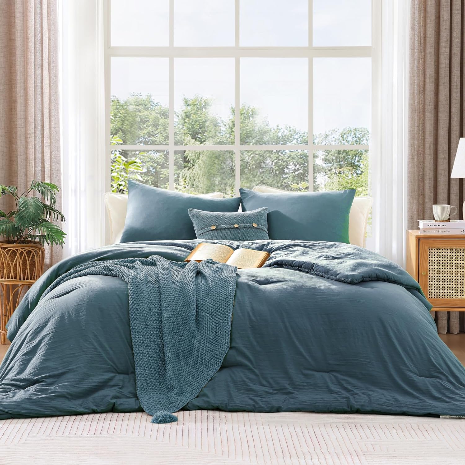 Prewashed 3 Pieces Comforter Set