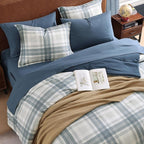 Melex Plaid Comforter Set