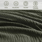 Melex Textured Comforter Set