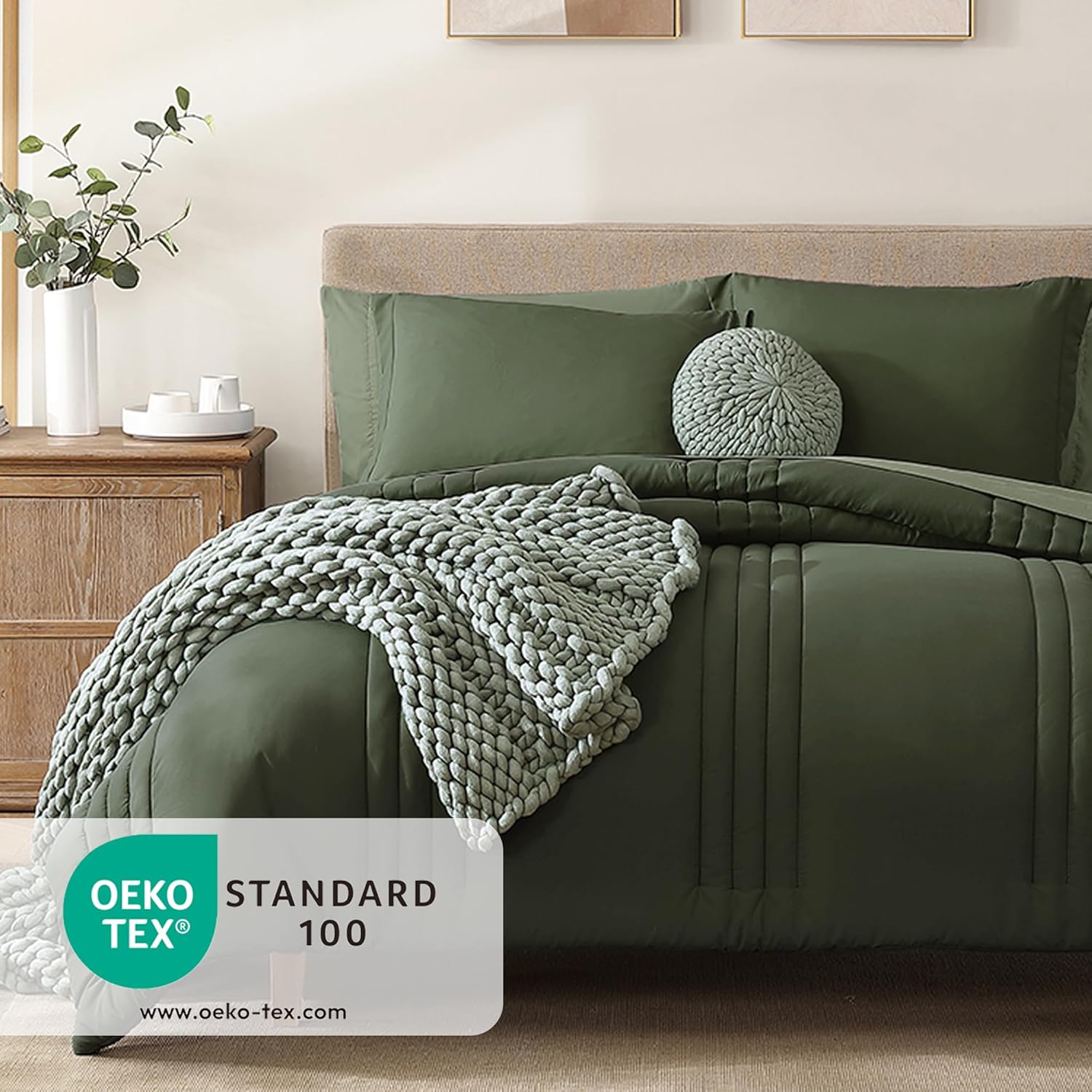 Melex 7-piece Bed in a Bag Comforter Set with Sheets