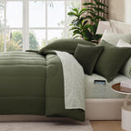 Melex 7-piece Bed in a Bag Comforter Set with Sheets