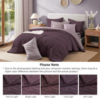 Catami Prewashed Bed in a Bag,Ultra Soft Comforter Bed Set with Sheets