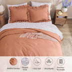 Melex Ruffle Comforter Set
