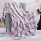Melex Checkered Throw Blanket
