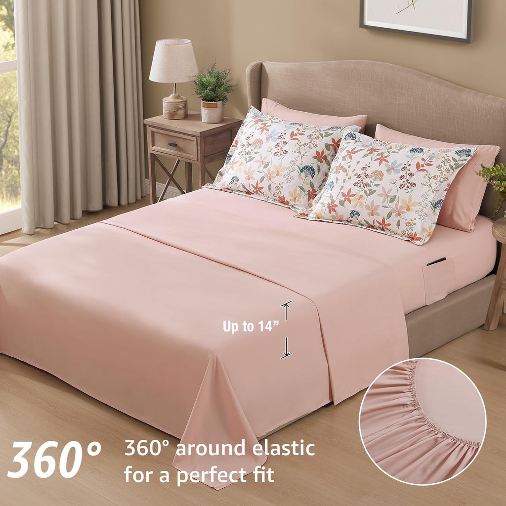 Melex Floral 7-piece Comforter Set