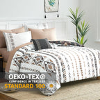 Melex Boho 7-Piece Bed in a Bag Comforter Set with Sheets
