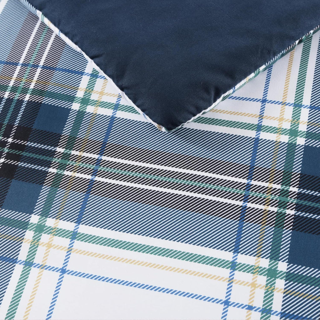 Melex Plaid Comforter Set