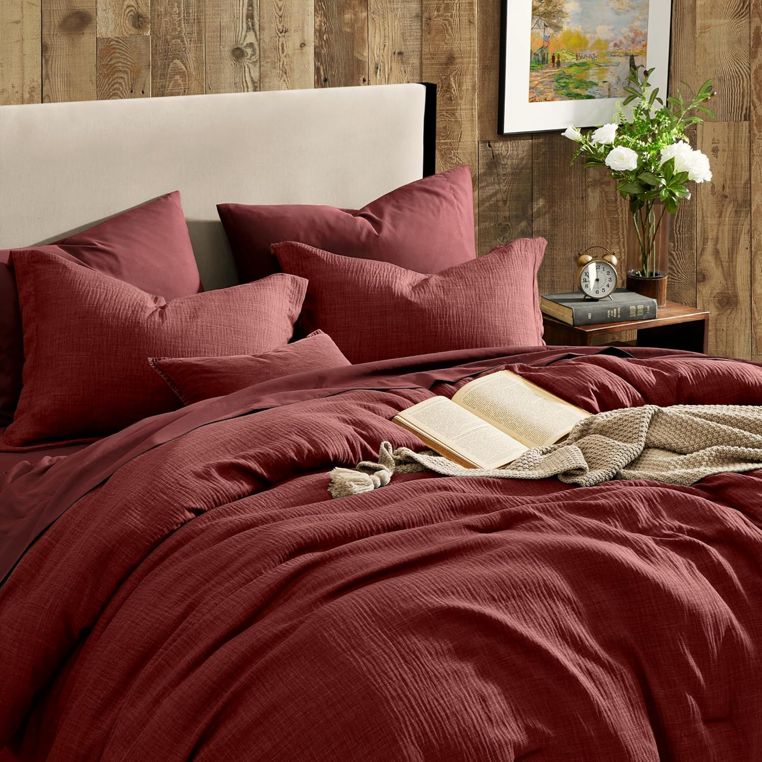 Melex Textured Comforter Set