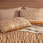 Melex Puff 7-piece Bed in a Bag Comforter Set with Sheets