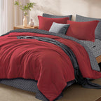 Melex Prewashed Bed in a Bag,Ultra Soft Comforter Bed Set with Sheets