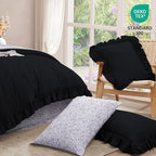 Melex Ruffle Comforter Set