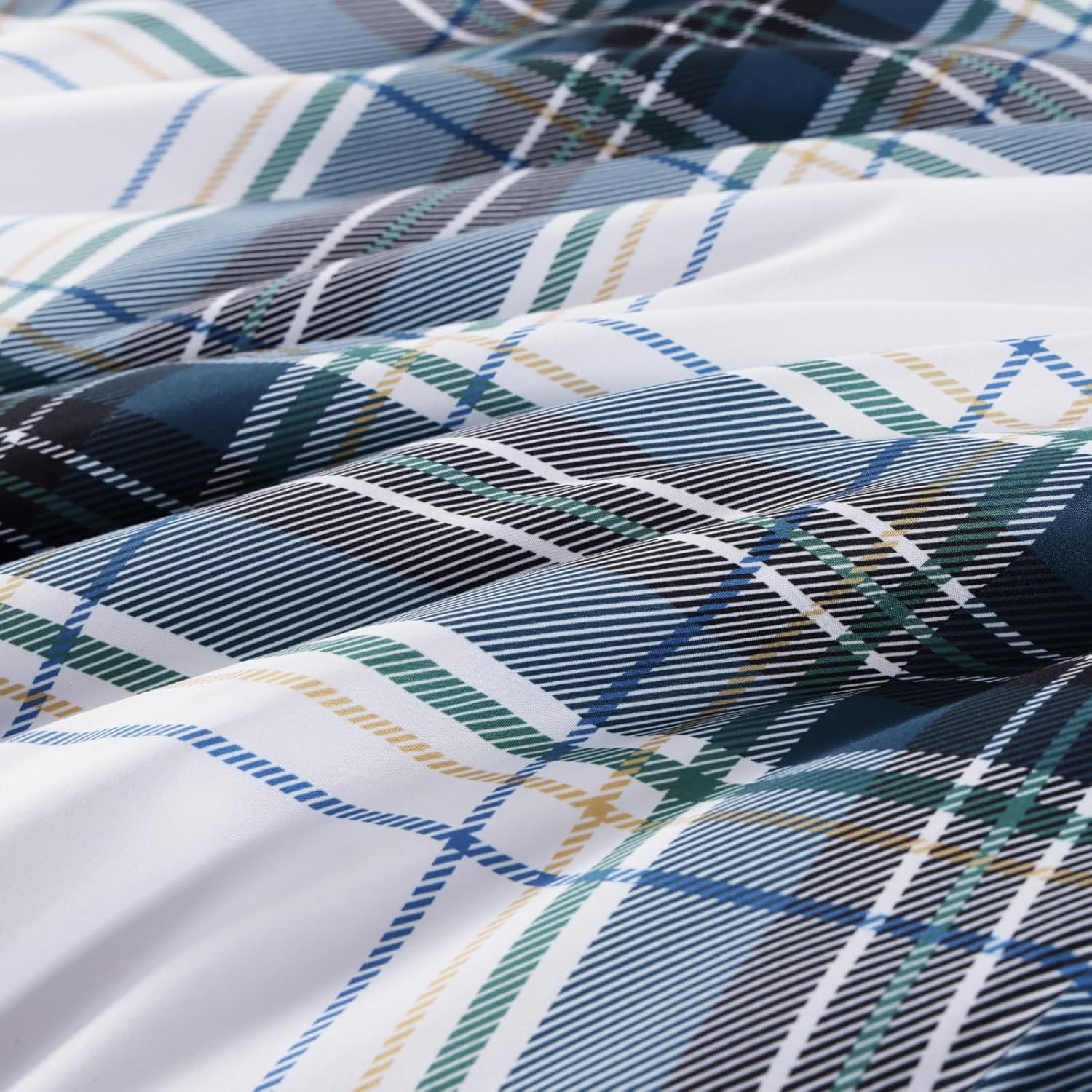 Melex Plaid Comforter Set