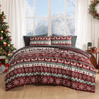 Melex Plaid Comforter Set