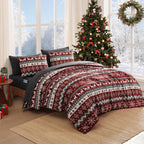 Melex Plaid Comforter Set