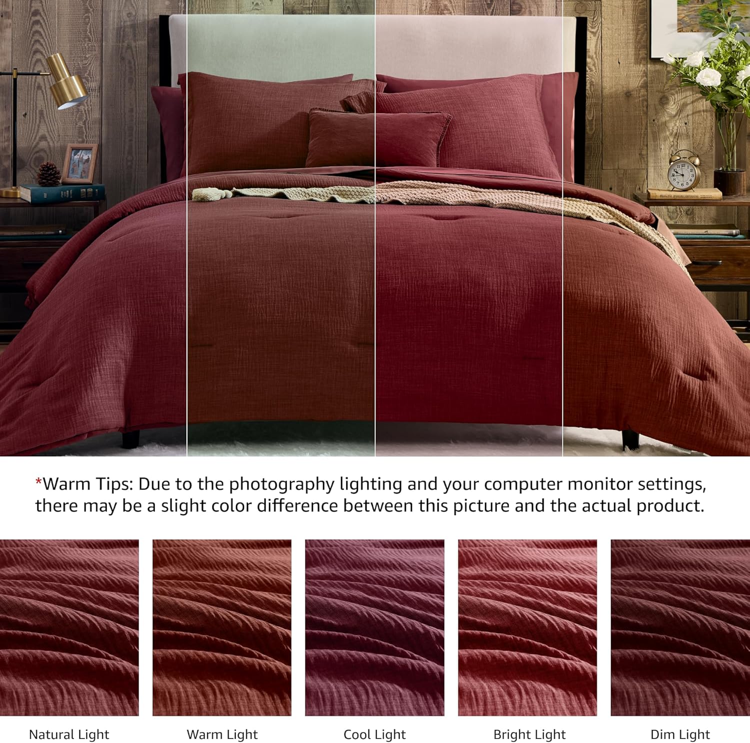 Melex Textured Comforter Set