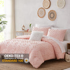 Melex Pom Tufted Comforter Set