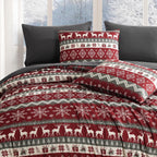 Melex Plaid Comforter Set