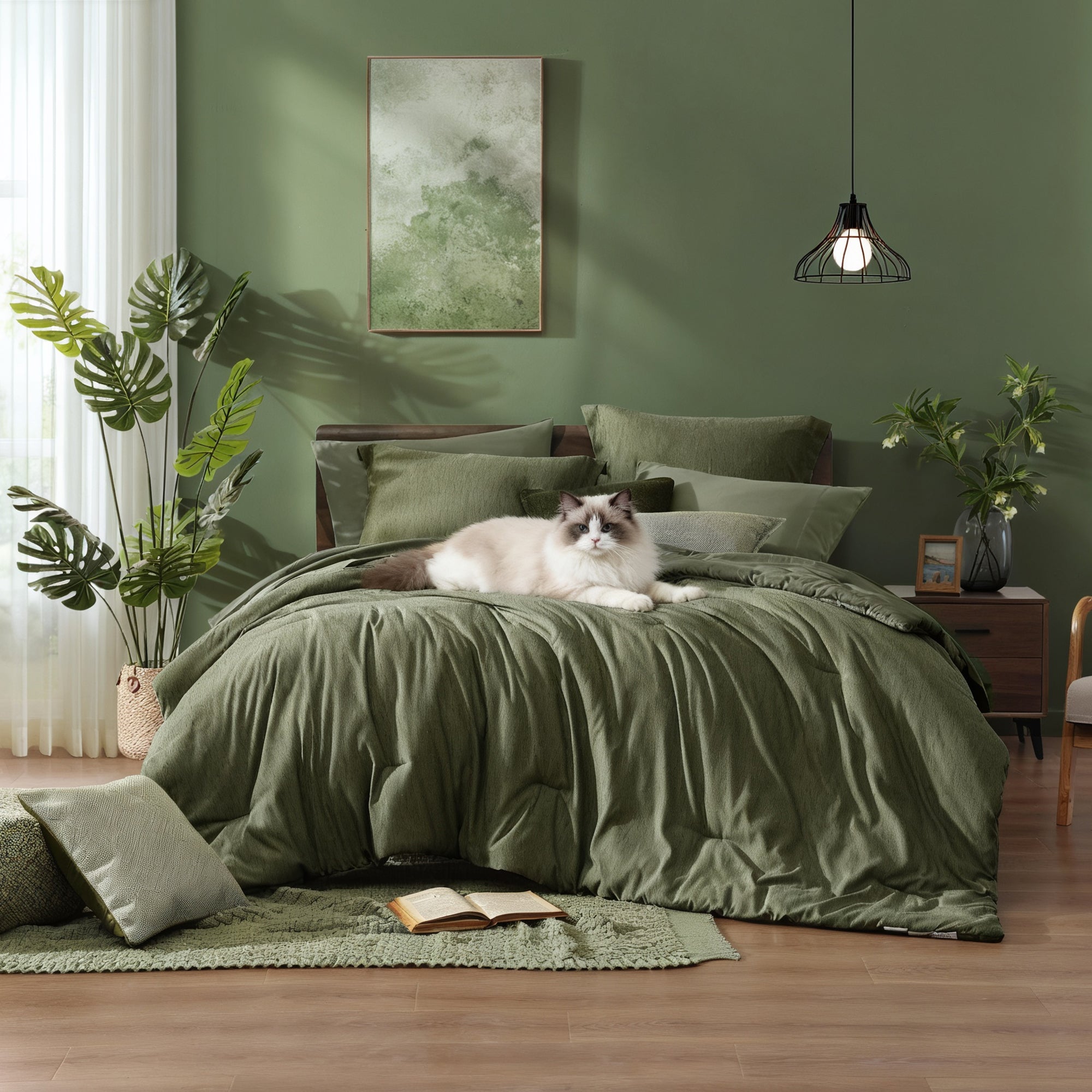 Cationic Dyeing Comforter Sets