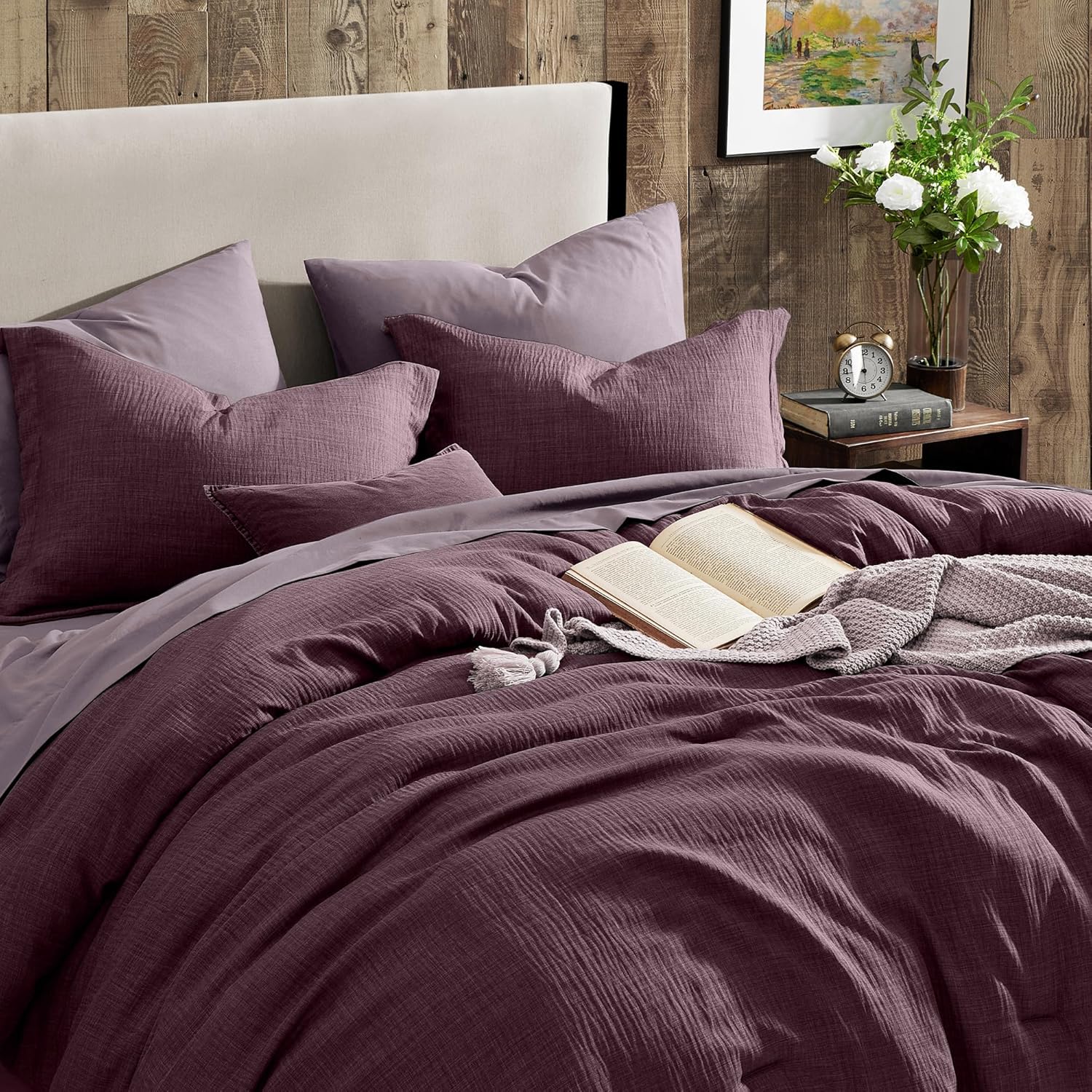 Melex Textured Comforter Set
