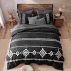 Melex Embroidery Comforter Set