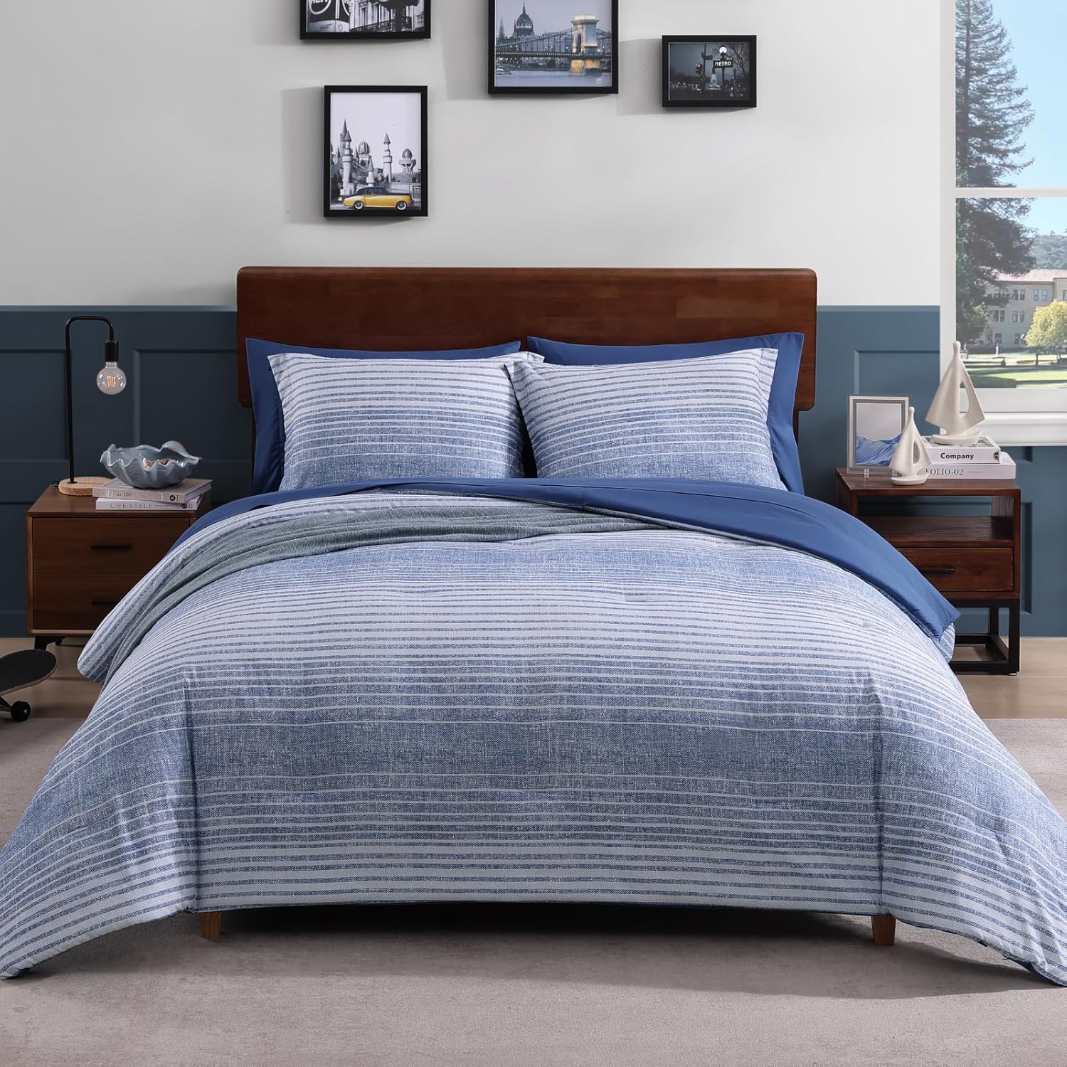 Catami Plaid Comforter Set
