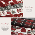 Melex Plaid Comforter Set