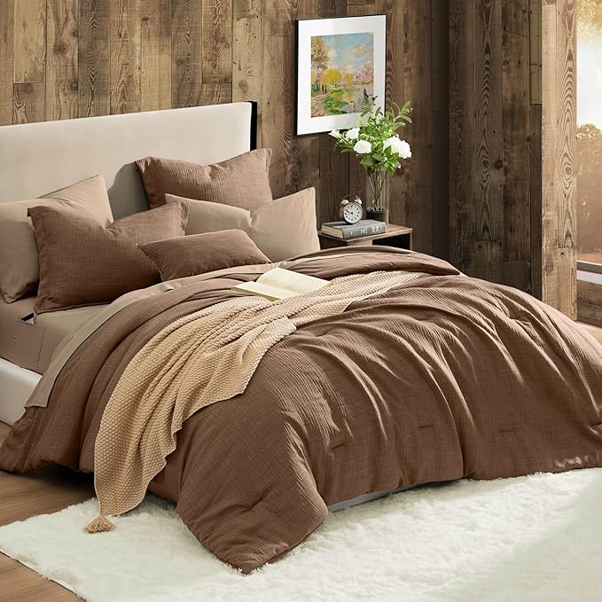 Melex Textured Comforter Set