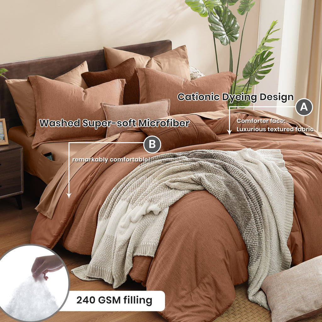 Cationic Dyeing Comforter Sets