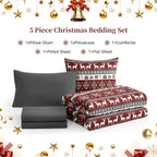 Melex Plaid Comforter Set