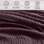 Melex Textured Comforter Set