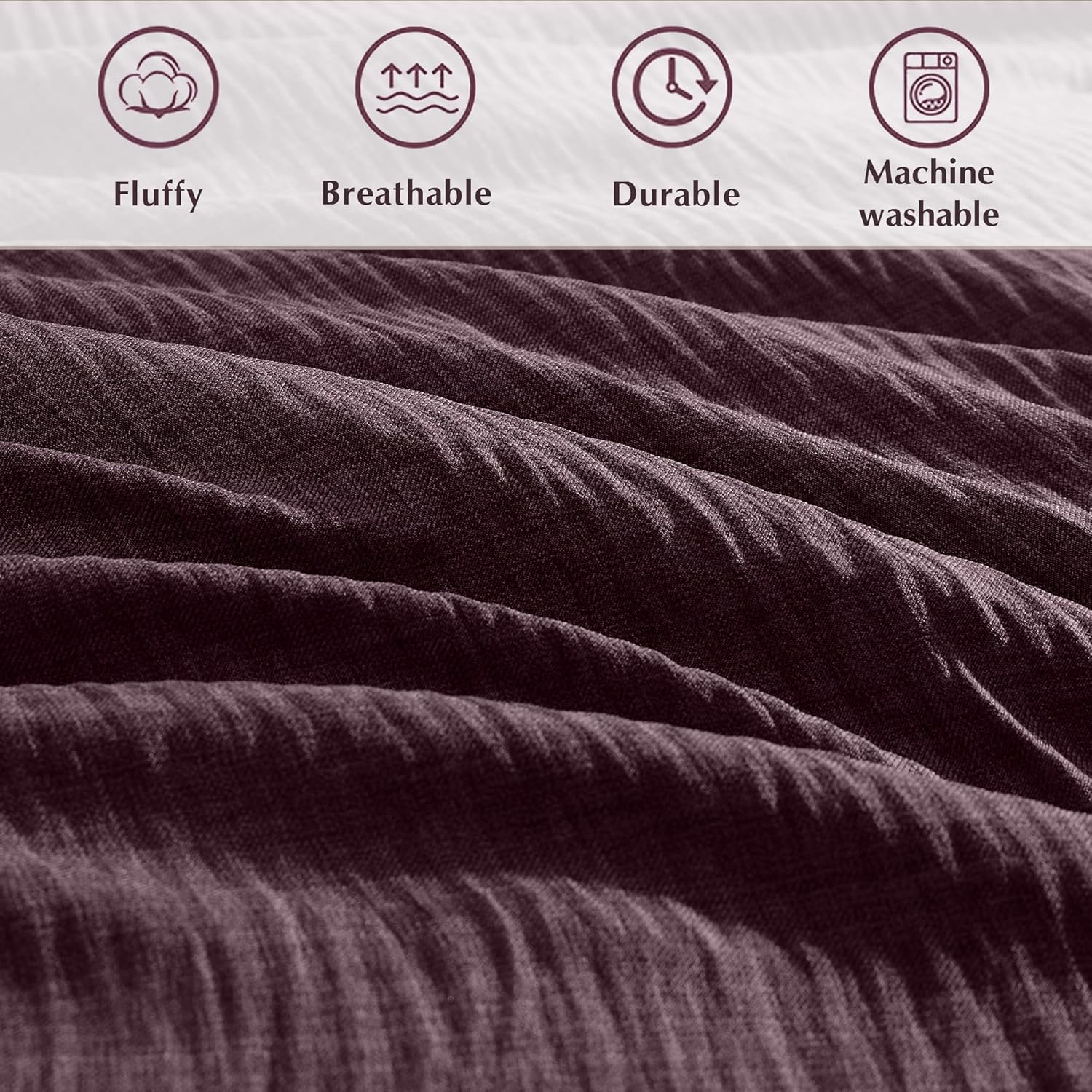 Melex Textured Comforter Set