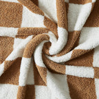 Melex Checkered Throw Blanket