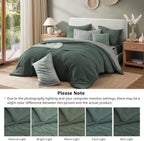 Melex Prewashed Bed in a Bag,Ultra Soft Comforter Bed Set with Sheets