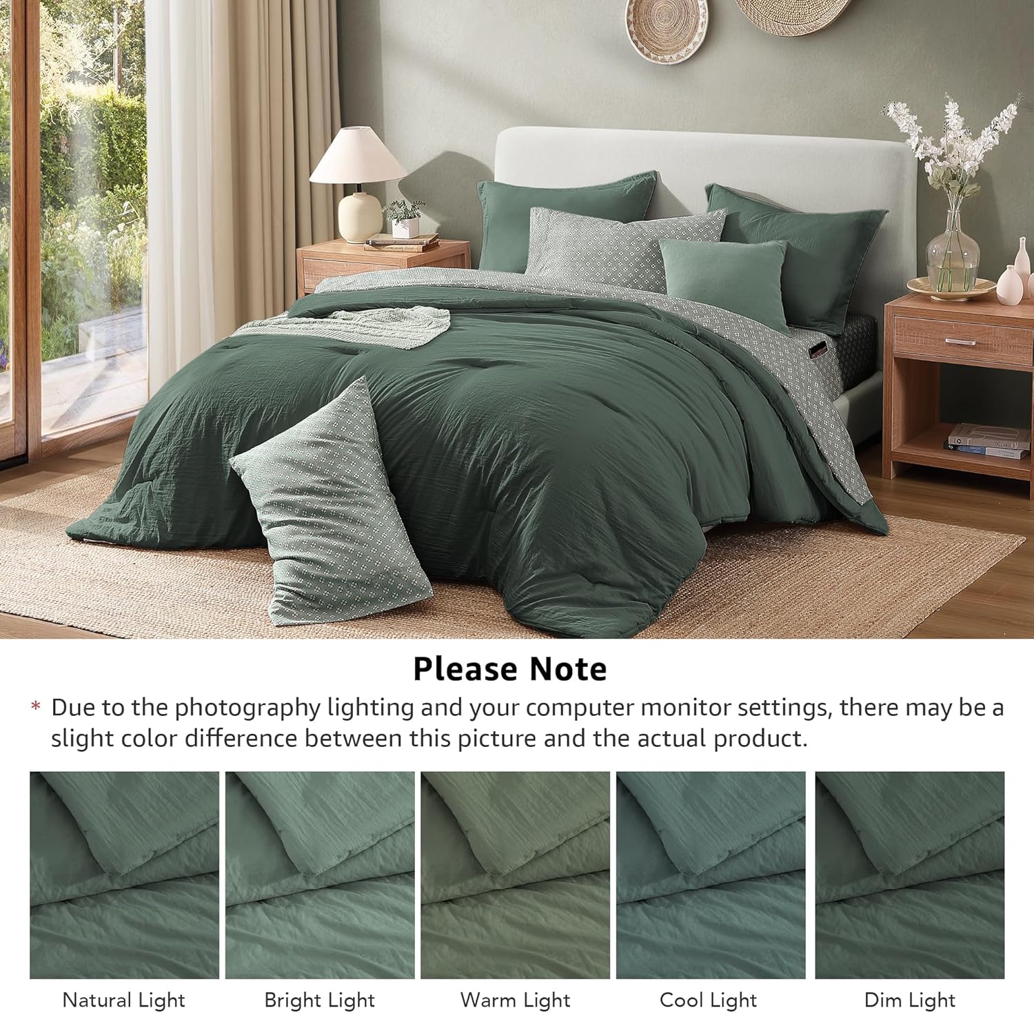 Melex Prewashed Bed in a Bag,Ultra Soft Comforter Bed Set with Sheets